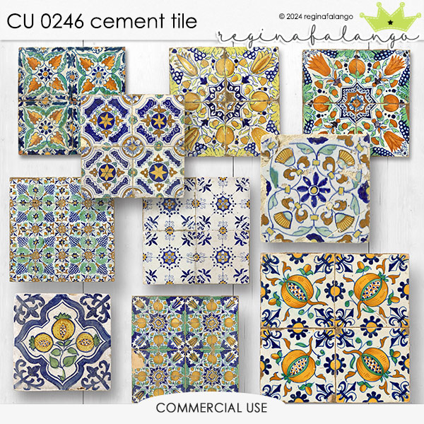 CU 0246 CEMENT TILE - Click Image to Close